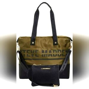 Steve Madden Bgym Duffel Bag Olive One Size
